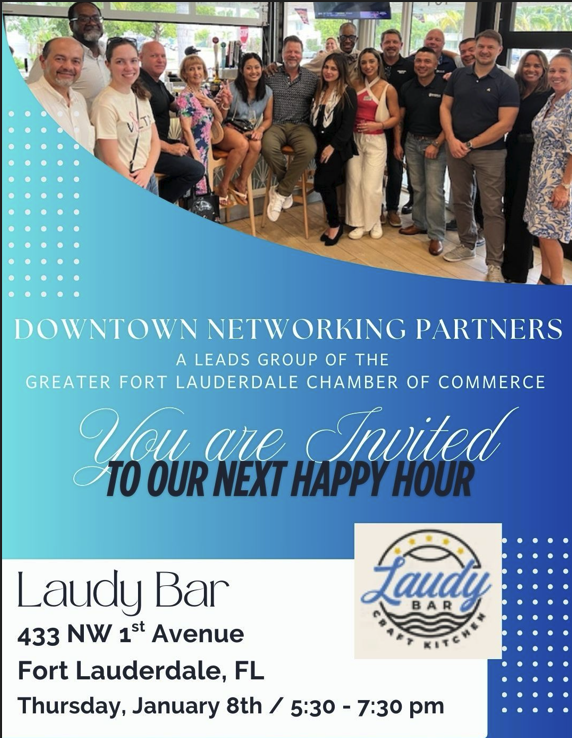 Downtown Networking Partners Leads Group - SOCIAL @ LAUDY BAR - JAN 8TH, 2026